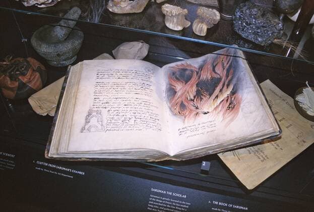 Original Requisit aus Der Herr der Ringe The Lord of the Rings Motion Picture Trilogy – The Exhibition im London Science Museum Foto:xS.xServosx xFuturexImage