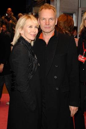 Premiere von It s a Boy Girl Thing im Londoner Odeon West End, Leicester Square Trudie Styler, Sting 