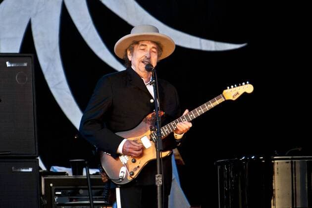 Bob Dylan, der Musiker bei seinem Konzert am 30.6.2012 im Rahmen vom Hop Farm Music Festival 2012 in Kent, UK Hop Farm Music Festival 2012- Bob Dylan 