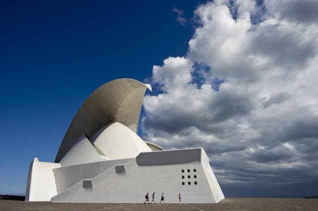 Auditorio de Tenerife, Konzerthaus des Architekten Santiago Calatrava, Santa Cruz de Tenerife, Teneriffa, Kanarische Inseln, Spanien, Europa ibldjs02273745