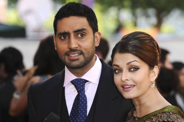 Weltpremiere von Raavan im BFI on the South Bank, London Abhishek Bachchan, Aishwarya Rai Bachchan 