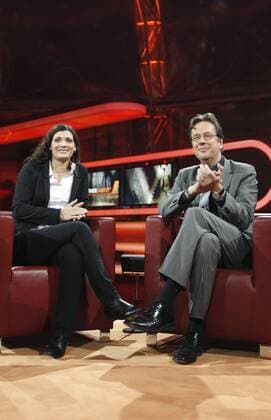 Miriam Kachelmann, Jörg Kachelmann, in der Talk-Show GÜNTHER JAUCH am 14.10.2012 in Berlin Thema der Sendung: Kachelmanns Fall Was ist ein Freispruch wert?