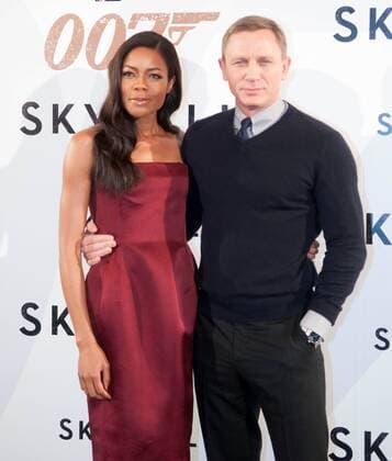 (LtoR) Naomie Harris and Daniel Craig during the 007 Skyfall film photocall, Villa Magna Hotel. Madrid. Spain, October 28, 2012. Photo by Eduardo Dieguez DyD Fotografos i-Images...SPAIN OUT EduardoxDieguezx xDyDxFotografosx xi-Images  AJP