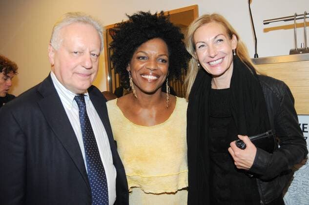 2.11.2012 - Veranstalter Johannes Kunz, mit Nnenna Freelon und Ute Lemper, Nnenna Freelon, Jazzherbst, Große Aula der Universität, Salzburg 2.11.2012 - Veranstalter Johannes Kunz, mit Nnenna Freelon und Ute Lemper, Jazzherbst, Große Aula der Universität, Salzburg