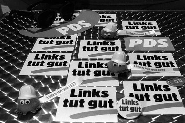 Links tut gut - Wahlkampfmaterial der PDS