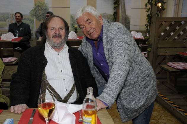 München - Präsentation von Porträts im Zum Franziskaner - Im Bild: Fredl Fesl, Gus Backus
