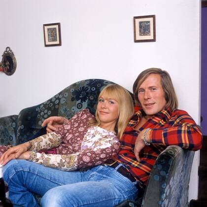 Schauspielerin Monika Lundi (GER) und ihr Mann Horst Janson (GER)