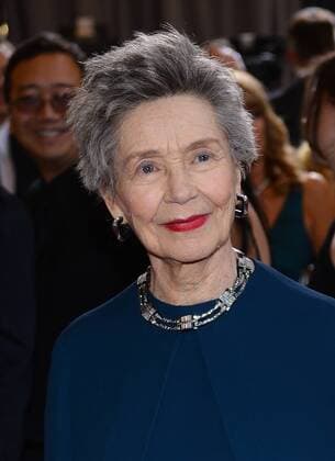 Actress Emmanuelle Riva arrives on the red carpet at the 85th Academy Awards at the Hollywood and Highlands Center in the Hollywood section of Los Angeles on February 24, 2013.  LAP201302241249
