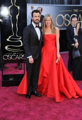 Jennifer Aniston und Justin Theroux bei der Verleihung der 85. Academy Awards am 24.2.2013 in Hollywood 85th Annual Academy Awards - Roter Teppich Arrivals, 2013 