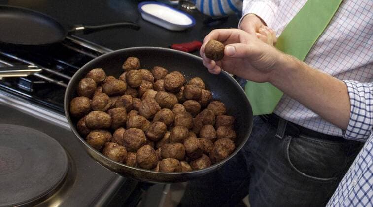 Köttbullar der Firma Dafgard in Lidköping  - KP0511001