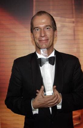 Preisträger Georg UECKER bei der Verleihung des Deutschen Fernsehpreis 2005 am 16.10.2005 in Köln