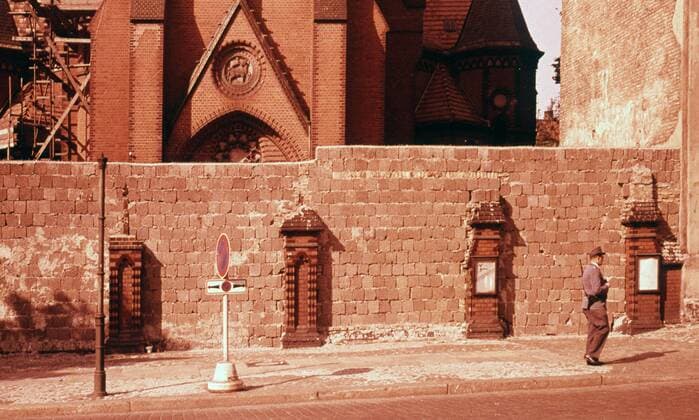 Berliner Mauer DEU, Berlin,1960, Berliner Mauer in Berlin