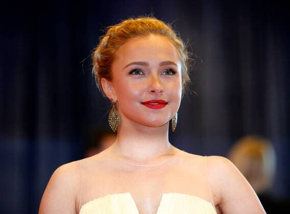 Actress Hayden Panettiere arrives on the red carpet at the White House Correspondents Association Dinner at the Washington Hilton in Washington, DC on April 27, 2012.  WAP20130427819