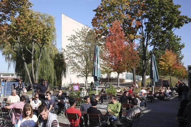 Berlin - Mitte Spree Kanzleramt Bundeskanzleramt