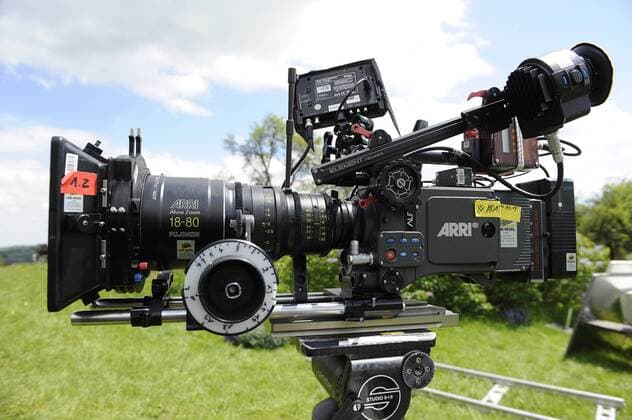 ARRI Filmkamera,Kamera am Set.Sachaufnahme,Kamerahersteller,Produzent, Rosenheim Cops,13.Staffel,Fototermin am Set,am 14.05.2013.