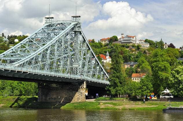 Blaues Wunder Dresden, Sachsen, Deutschland, Europa