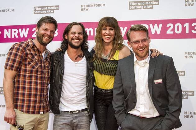 Peter Thorwarth, Moritz Bleibtreu, Jasmin Gerat, Axel Stein bei der Filmparty 2013 in Köln bei der Filmparty 2013 in Köln Filmparty 2013 in der Wolkenburg in Köln