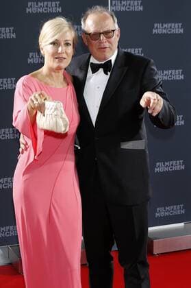 Axel Milberg mit Gattin Judith bei der Verleihung des CineMerit Award auf dem 31. Filmfest München. München, 01.07.2013 Foto:xD.xBedrosianx xFuturexImage