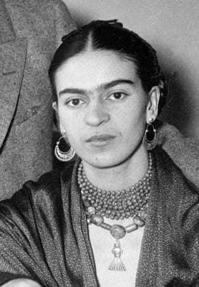 Frida Kahlo Mexican painter pictured in her New York home - 17 May 1933 Â UnitedArchives00106937 