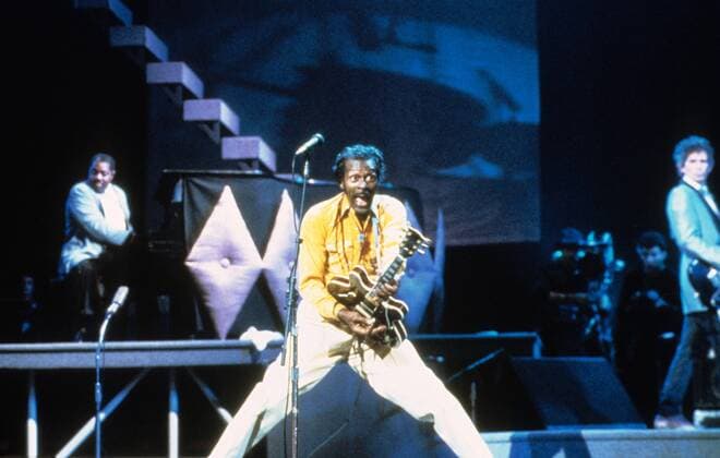 Chuck Berry an American guitarist, singer and songwriter. UnitedArchives00111448 