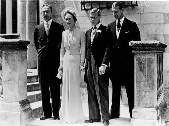 Edward VIII Duke of Windsor married Mrs Wallis Simpson at the Chateau de Cande near Tours. 3rd June 1937 UnitedArchives00158357 