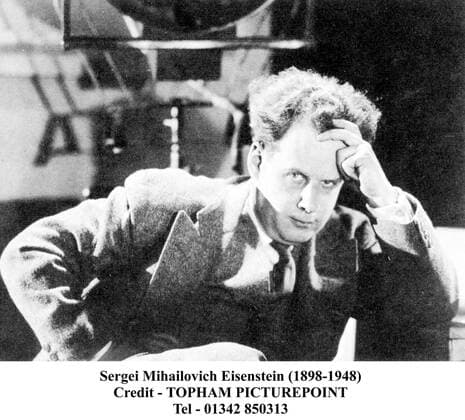 Sergei Mihailovich Eisenstein film director entertainment Russia. UnitedArchives00178708 