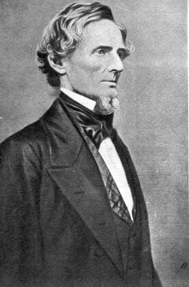 Jefferson Davis elected President of Confederated States which seceded from Union February 1861 UnitedArchives00216272 