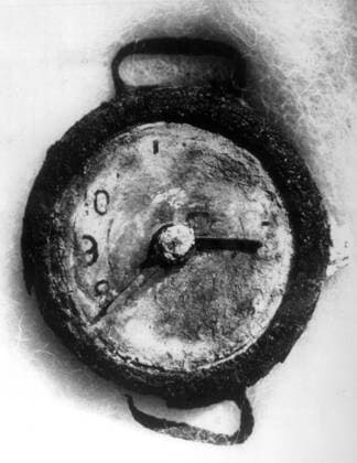 IMAGO History, Zweiter Weltkrieg: 1939 - 1945 Hiroshima - Atom Bomb. Watch stops at 8.15am, 6th August 1945. UnitedArchives00434462 