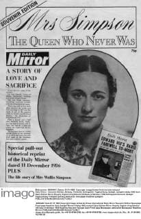 Daily Mirror - Souvenir Edition, Zeitung, Titelseite, Schlagzeile, Tageszeitung, Spiegel, spiegeln UnitedArchives00579878 