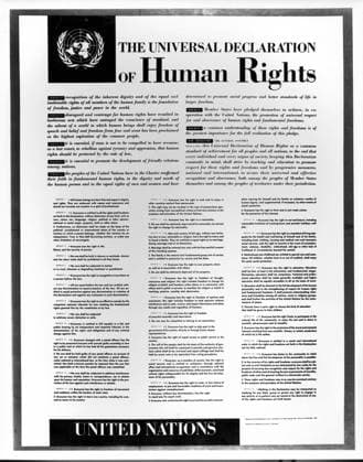 The Universal Declaration of Human Rights 1948, Vereinte Nationen, UN UnitedArchives00597525 