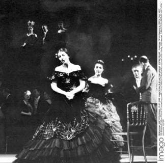 MARIA CALLAS - American Greek Soprano b. 1923 d. Paris 1977 REHEARSALS FOR LA TRAVIATA UnitedArchives00713846 