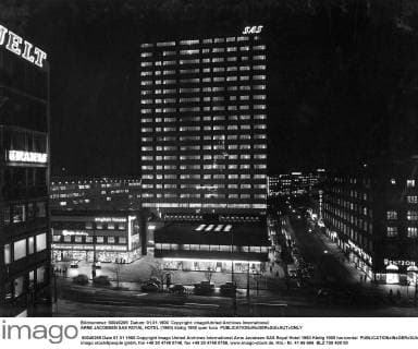 Architektur von Arne Jacobsen ARNE JACOBSEN SAS ROYAL HOTEL (1960) UnitedArchives00849950 