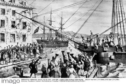 Boston Tea Party 1773 UnitedArchives00920153 