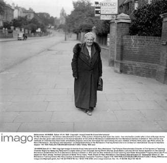 Dr Maria Montessori - the famous educationalist founder of the system of teaching that bears her name - has returned to London after a tour of Europe during which she has given radio lectures on the Social Question of the Child Dr Montessori established the first Montessori School in Britain in 1912 and her new methods of child teaching have made remarkable progress since she first began her work among the poor children of Rome thirty years ago Photo shows Dr Maria Montessori - the famous educationalist - at Hampstead where at the Montessori Training School she is to conduct an international course for teachers August 11th 1935  UnitedArchives00953949