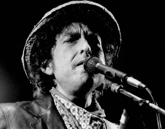 1980s photo of American folk singer, Bob Dylan, born Albert Zimmermann on May 24th 1941 in Minnesota, USA. Camera Press - Aufnahmedatum geschätzt -  UnitedArchives00956508