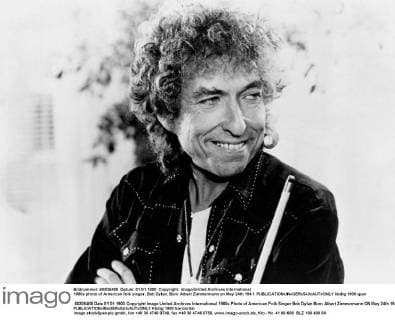 1980s photo of American folk singer, Bob Dylan. Born Albert Zimmermann on May 24th 1941.  UnitedArchives01010268