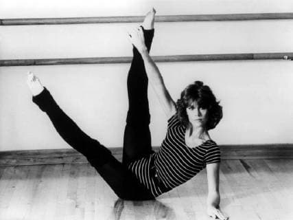 Jane Fonda workout.  UnitedArchives01028494