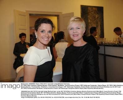 30.7.2013, Malin Hartelius, Barbara Bonney, Premierenfeier, Montblanc, Young Directors Project, YDP, Salzburger Festspiele, Galerie Ropac, 30.7.2013, Malin Hartelius, Barbara Bonney, Premierenfeier, Montblanc, Young Directors Project, YDP, Salzburger Festspiele, Galerie Ropac,