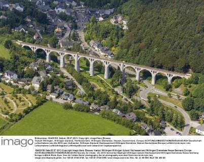 Viadukt Willingen , Willingen (Upland), Hochsauerland, Willingen, Diemelsee, Hessen, Deutschland, Europa !ACHTUNGxMINDESTHONORARx60xEURO!