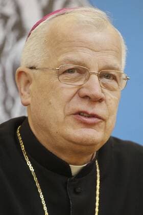 Shocking words of Archbishop Michalik concerning pedophilia in Polish Church WARSZAWA 25 09 12 Bishop Jozef Michalik blames children themselves and ill family relations while talking about pedeophilia cases in Polish Church during his speech at the plenary session of the Episcopate of Poland on October 8, 2013 in Warsaw, Poland. EN_01052654_0014 
