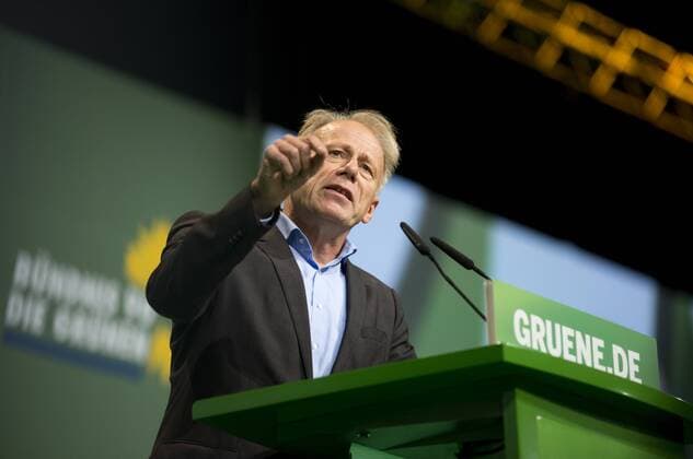 Deutschland, Berlin, Velodrom, Bundesdelegiertenkonferenz von BÜNDNIS 90 DIE GRÜNEN, Rede von Jürgen Trittin, 18.10.2013