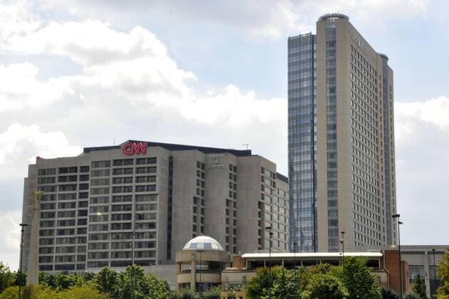 Sightseeing Atlanta - Hauptsitz des Senders CNN Foto:xS.xDöpkex xFuturexImage