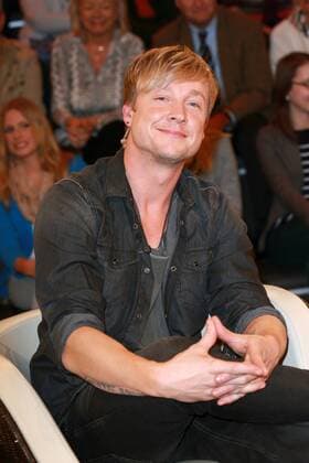 Samu Haber (Sunrise Avenue) bei der Aufzeichnung der ZDF-Talkshow Markus Lanz im Studio Stahltwiete. Hamburg, 12.11.2013 Foto:xU.xGlockmannx xFuturexImage
