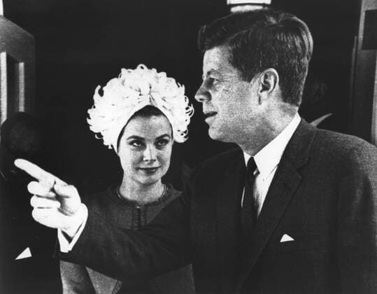 Princess Grace of Monaco meets with President John Fitzgerald Kennedy at the White House on May 24, 1961. This Friday will mark the 50th anniversary of the assassination of President Kennedy on November 22, 1963.  WAX20131121209