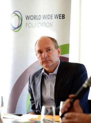 Sir Tim Berners-Lee attends the Launch of Web Index 2013. London, United Kingdom. Friday, 22nd November 2013. The worldÕs first multi-dimensional measure of the webÕs use, utility and impact on people and nations. Picture by Nils Jorgensen i-Images NilsxJorgensenx xi-Images  IIM-0901-0021