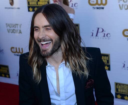 Actor Jared Leto attends the 19th annual Critics Choice Movie Awards held at Barker Hangar in Santa Monica, California on January 16, 2014.  LAP20140116451