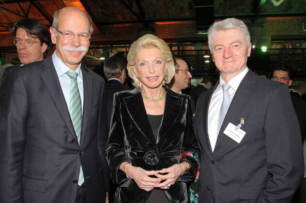Dieter Zetsche, Maria-Elisabeth Schäffler und Heinrich Hiesinger beim Neujahrsempfang des VDA (Verband der Deutschen Automobilindustrie) im Meilenwerk. Berlin, 29.01.2014 Foto:xS.xSchrapsx xFuturexImage