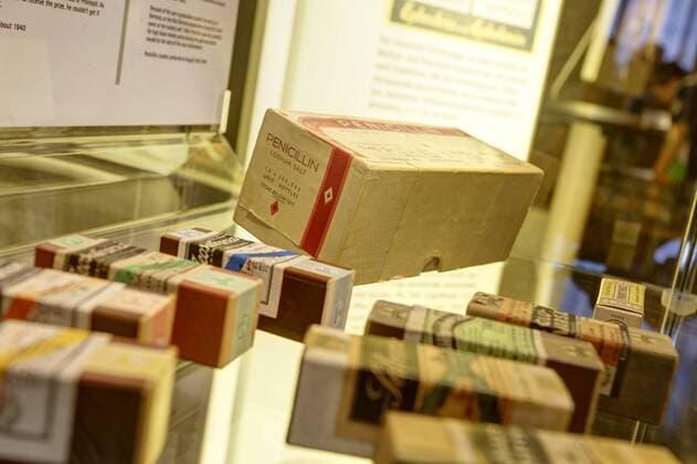 Deutschland, Heidelberg, 09.08.2013: Apothekenmuseum im Heidelberger Schloss. Das seit 1957 in Heidelberg ansaessige Deutsche Apotheken-Museum ist das zentrale deutsche Museum zur Geschichte der Pharmazie. Es besitzt umfangreiche Sammlungen, deren Exponate den gesamten deutschsprachigen Raum von der Antike bis ins 21. Jh. umfassen und wird jaehrlich von 600.000 Menschen besucht. Â