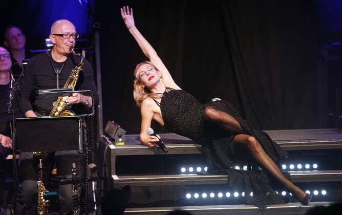 Ute Lemper Vorstellung des Broadway-Musicals CHICAGO (läuft ab 6. November 2014 in Stuttgart) im Stage Palladium Theater in Stuttgart am 10.03.2014. , EP_bwf