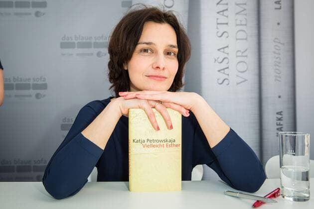 Leipziger Buchmesse 2014. Autorin Katja Petrowskaja präsentiert ihr Buch Vielleicht Esther im Rahmen der Leipziger Buchmesse 2014 am 14.03.2014.